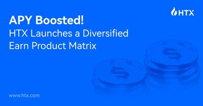 APY Boosted! HTX Launches a Diversified Earn Product Matrix