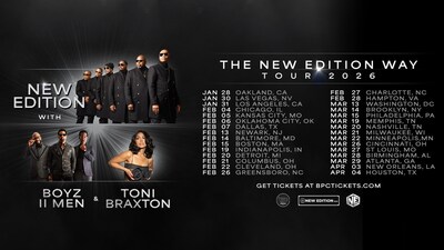 Legends Lead the Way: New Edition Way Tour Sells Out Week One and Redefines Live R&B for 2026